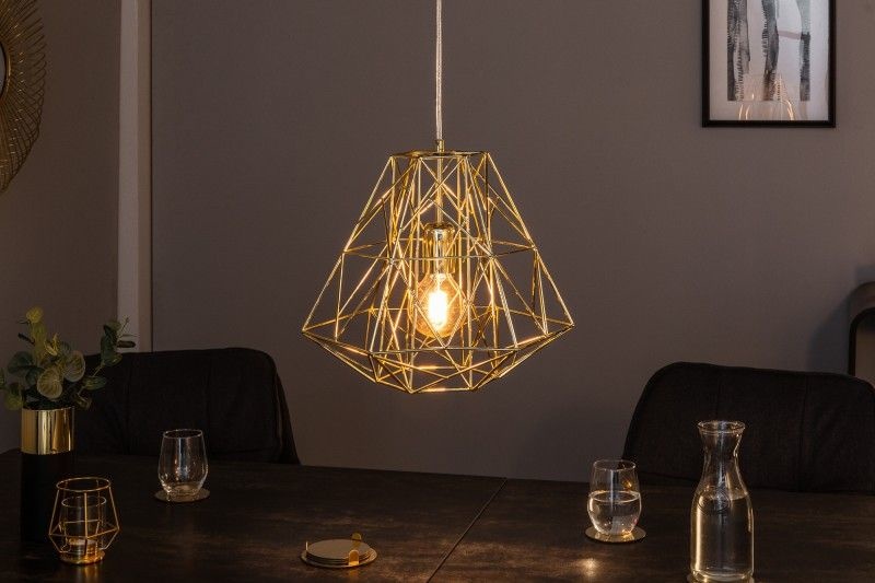 Hanglamp Cage S Goud 36cm - 39319