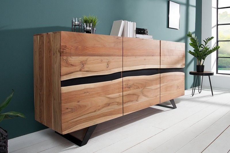 Dressoir Amazonas 150cm Massief Acacia Hout - 38331