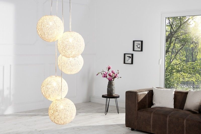 Hanglamp Cocooning Pearls Wit 20cm - 35964