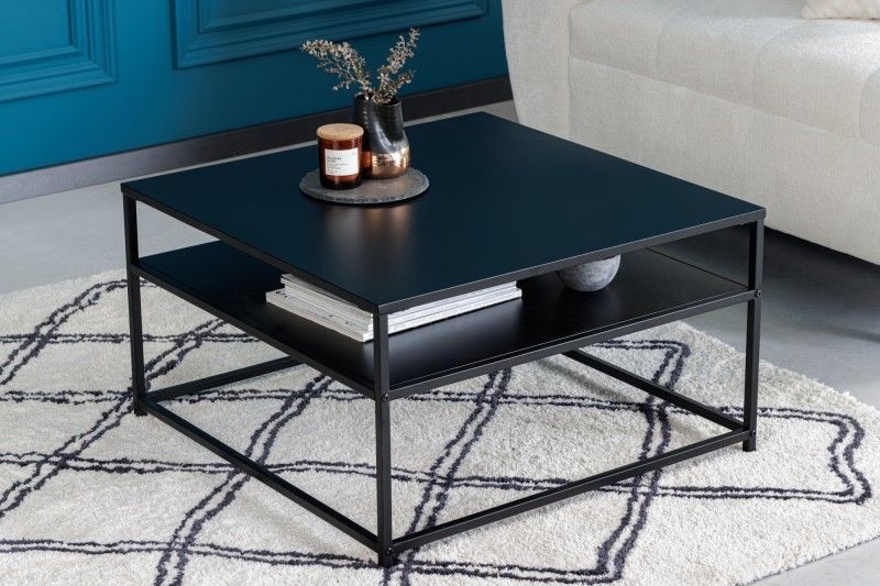Salontafel Dura Steel Zwart 70x70cm - 41727