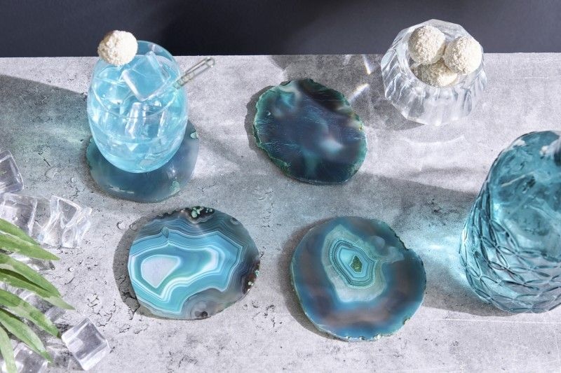 Onderzetter 4-delige set Groen 12cm - 41557