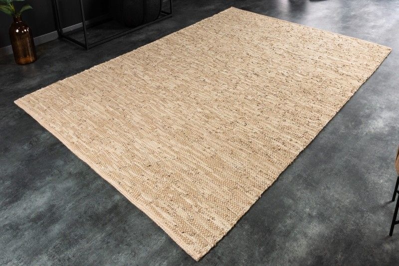 Vloerkleed Pure Beige 230cm Leer - 41475