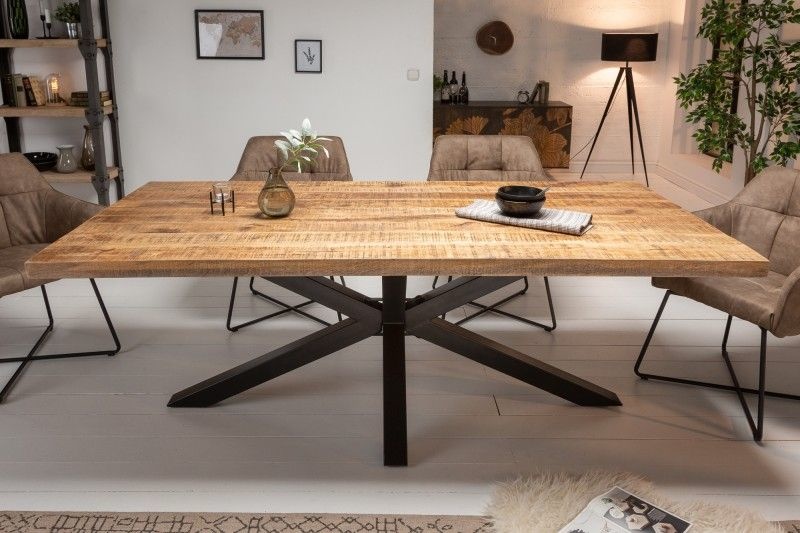Eettafel Galaxie 160cm Massief Mango Hout - 42257