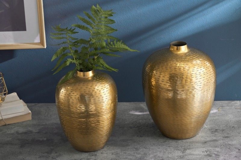 Vaas 2-delige set Oriental Goud 25cm - 41532