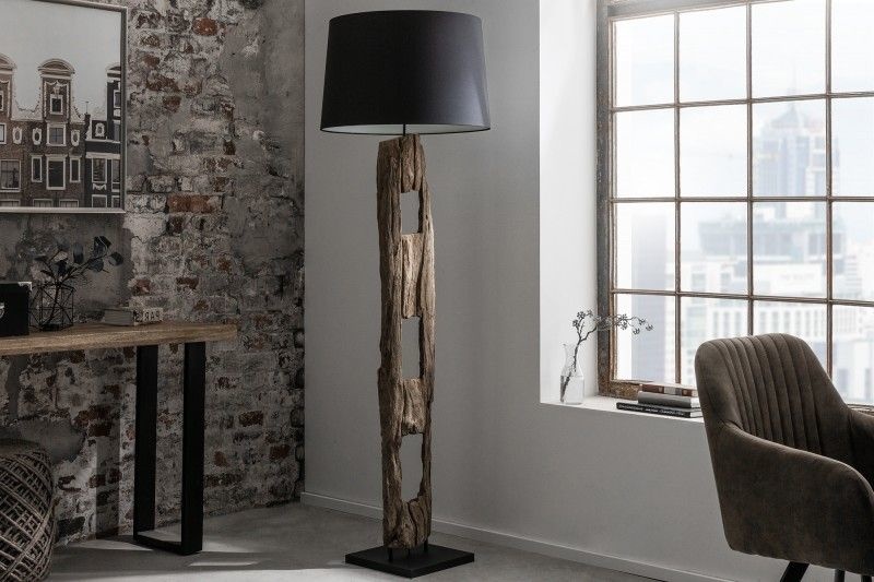 Vloerlamp Barracuda Zwart 177cm - 41043