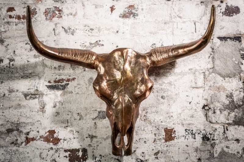 Schedel Matador Gevlamd Koper 70cm - 39533