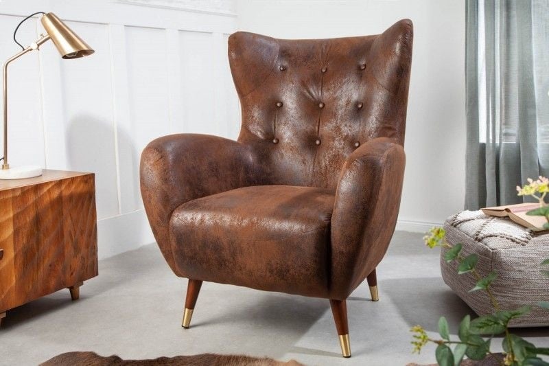 Fauteuil Don Antiek Bruin - 40982