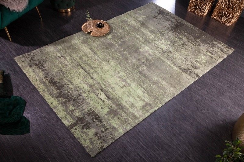 Vloerkleed Modern Art 240cm x 160cm Groen Beige - 41258