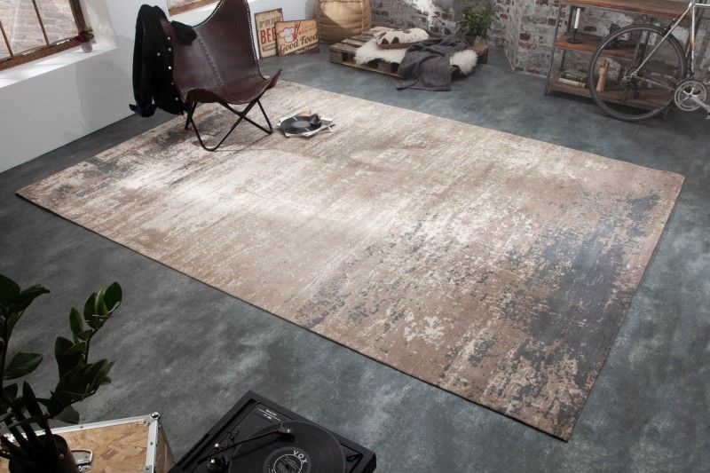 Vloerkleed Modern Art Grijs Beige 350x240cm - 40522