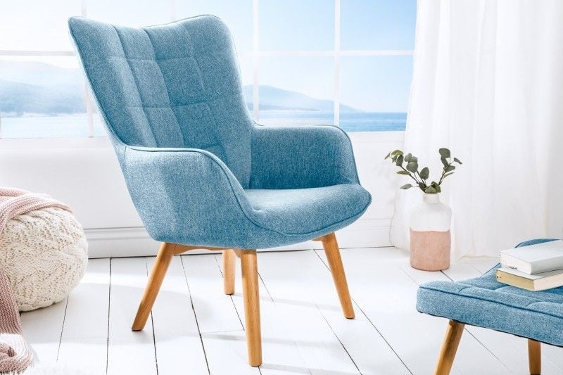 Fauteuil Scandinavia Lichtblauw - 39273