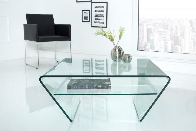 Salontafel Fantome Trapez 70cm Glas - 39054
