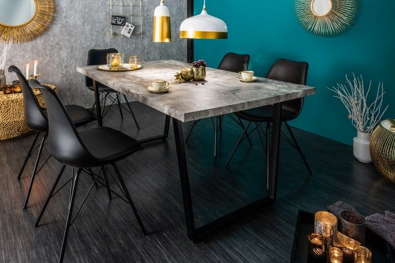 Eettafel Loft Betonlook 160cm - 38956