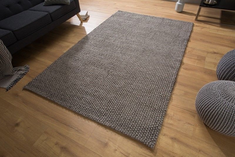Vloerkleed Wool Antraciet 240x160cm - 38760