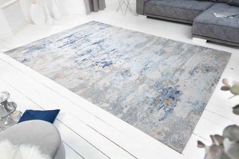 Vloerkleed Abstract Grijs Blauw 350x240cm - 40523